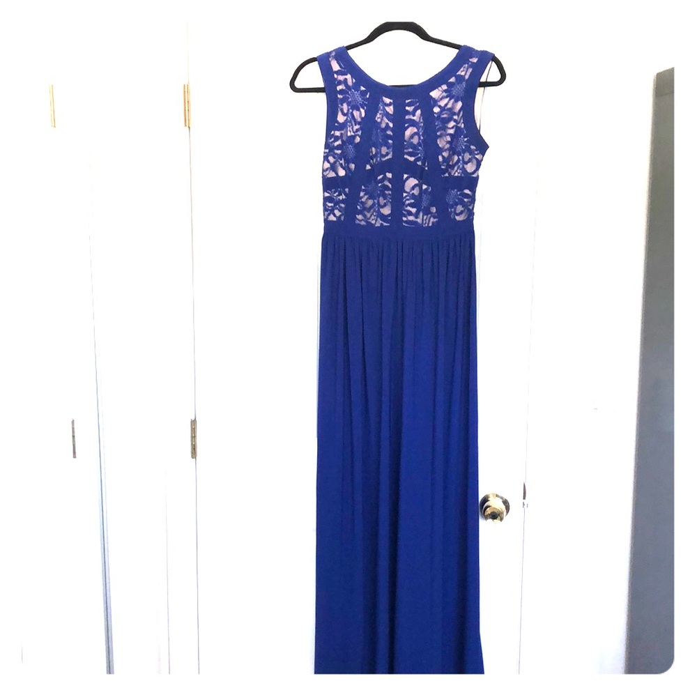 Royal blue evening dress/ prom dress